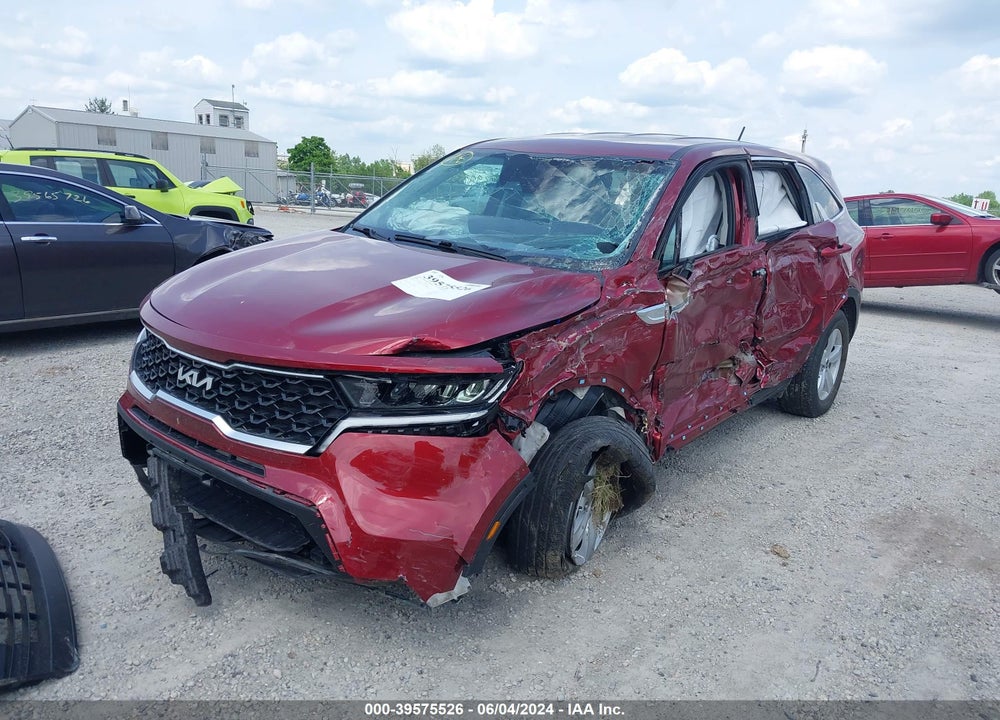 2022 KIA SORENTO LX VIN: 5XYRGDLC7NG084044