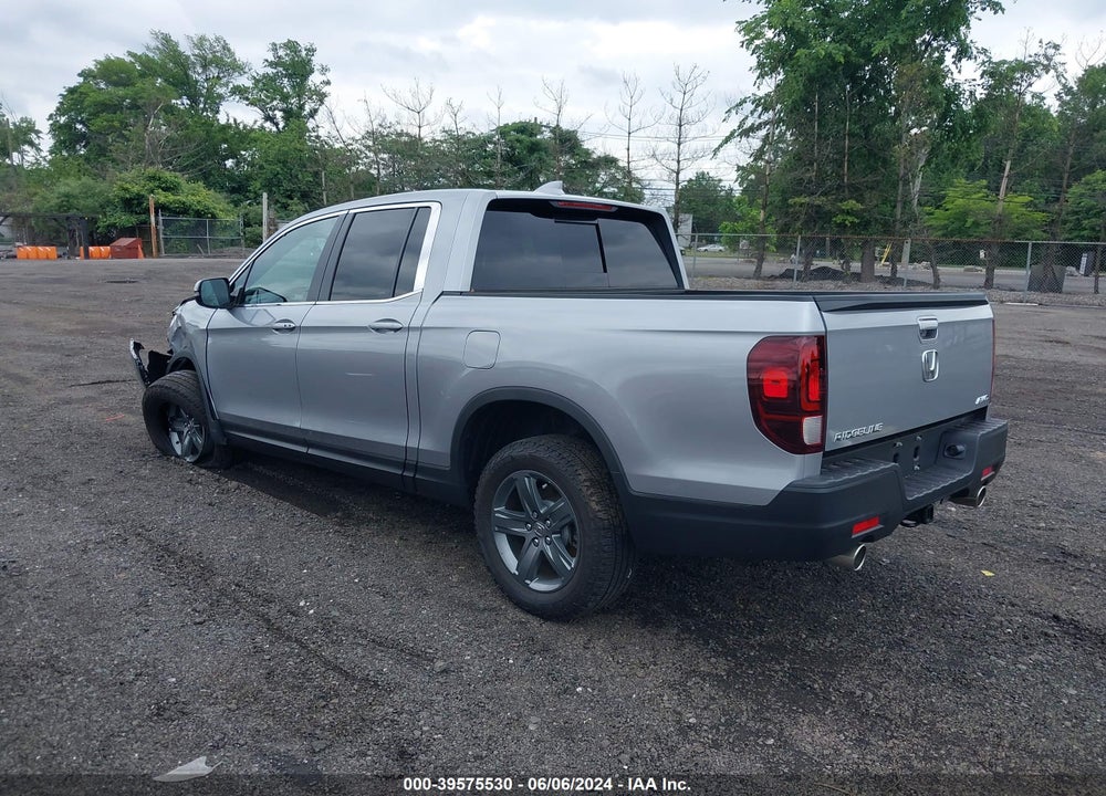 2023 HONDA RIDGELINE RTL VIN: 5FPYK3F53PB040593