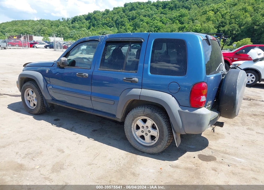 2005 JEEP LIBERTY SPORT VIN: 1J4GL48K45W615166