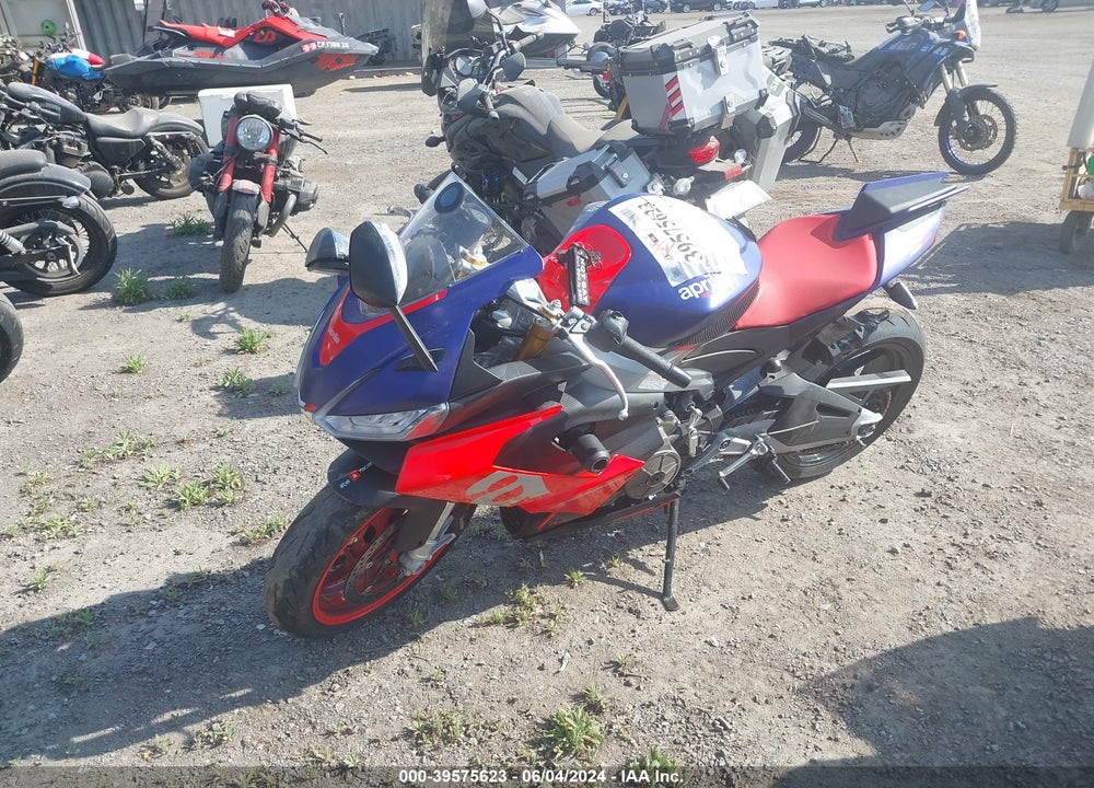 2021 APRILIA RS 660 VIN: ZD4KSUA05MS000129