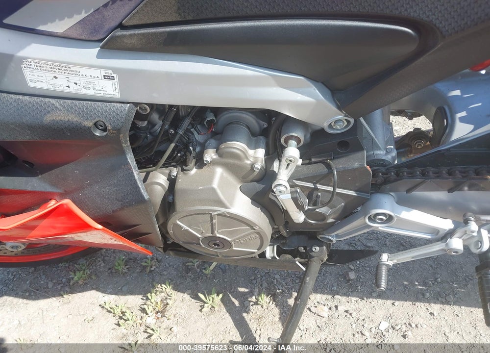 2021 APRILIA RS 660 VIN: ZD4KSUA05MS000129