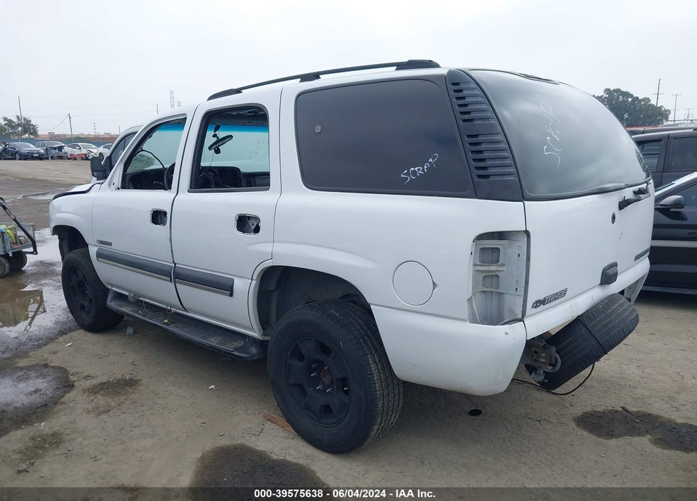 2003 CHEVROLET TAHOE LS VIN: 1GNEC13VX3R122334
