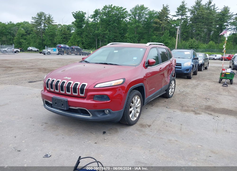 2014 JEEP CHEROKEE LIMITED VIN: 1C4PJLDB0EW161980