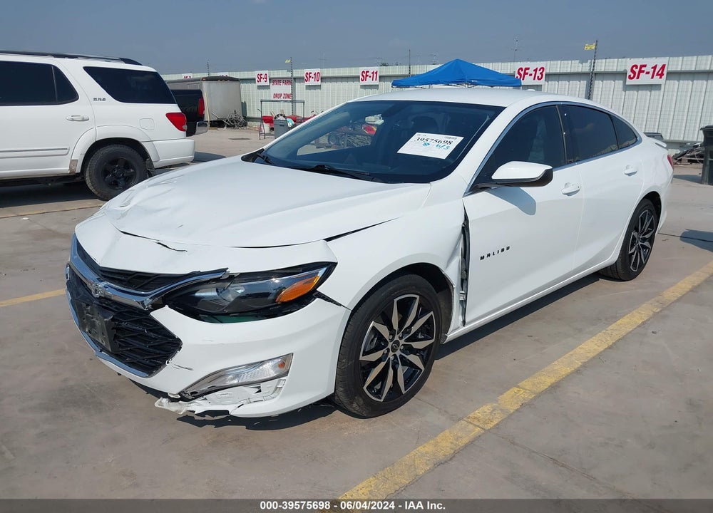 2022 CHEVROLET MALIBU FWD RS VIN: 1G1ZG5ST4NF106262