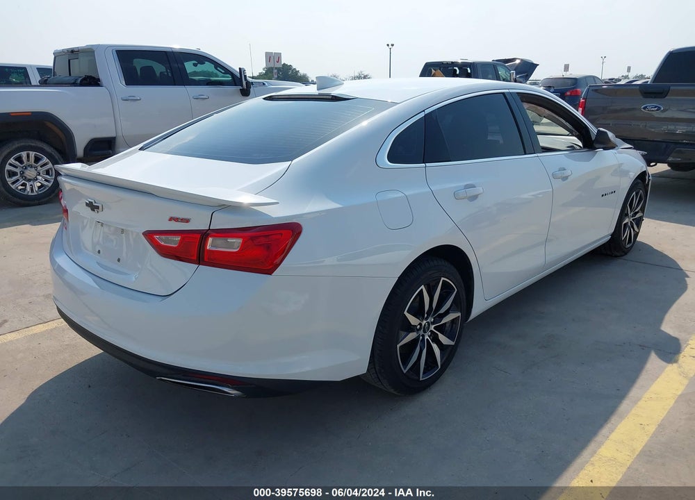 2022 CHEVROLET MALIBU FWD RS VIN: 1G1ZG5ST4NF106262