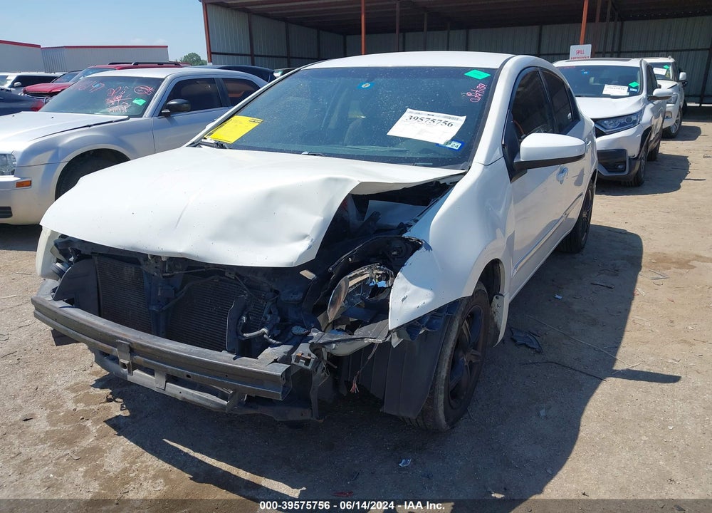 2012 NISSAN SENTRA 2.0 S VIN: 3N1AB6AP6CL779086