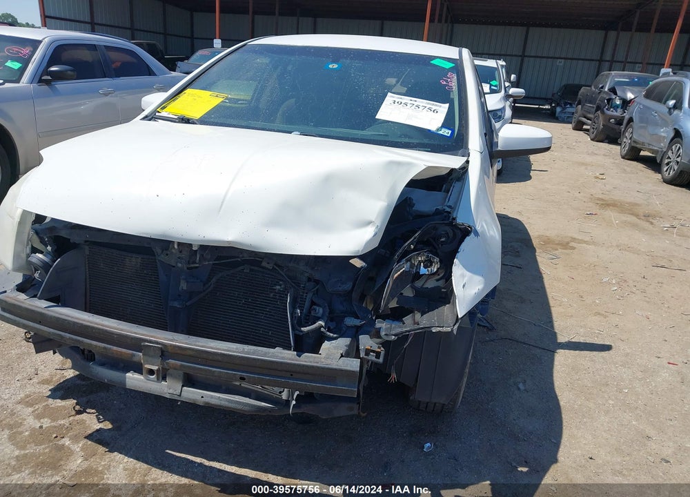 2012 NISSAN SENTRA 2.0 S VIN: 3N1AB6AP6CL779086