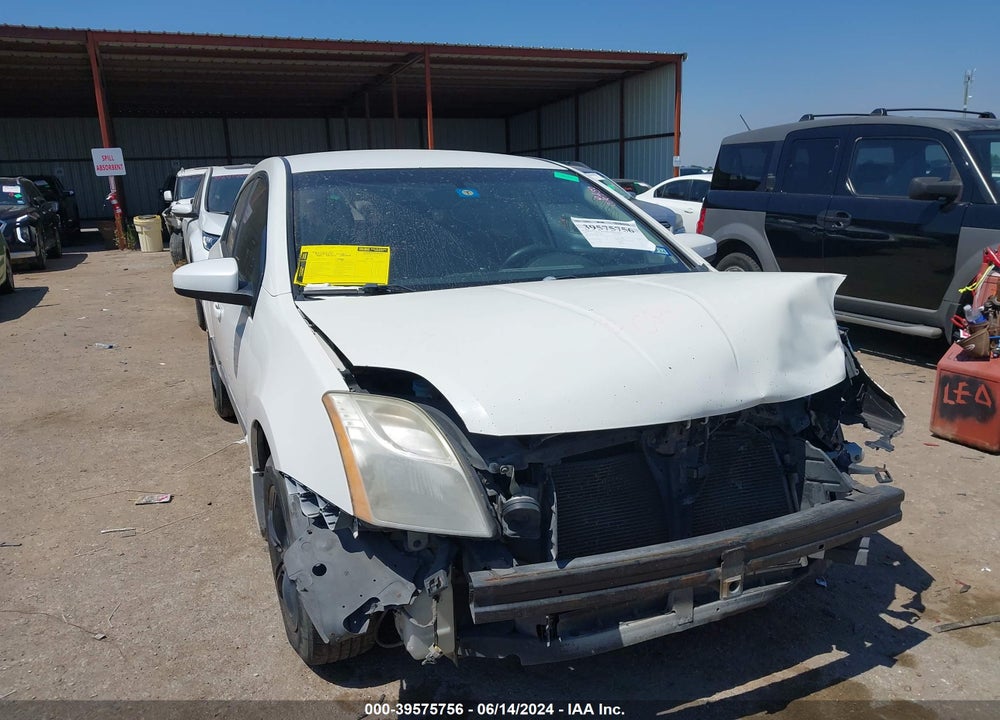 2012 NISSAN SENTRA 2.0 S VIN: 3N1AB6AP6CL779086