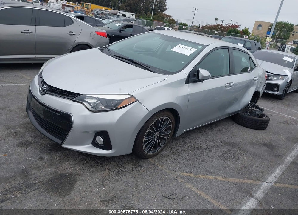 2015 TOYOTA COROLLA S PLUS VIN: 5YFBURHE2FP266605