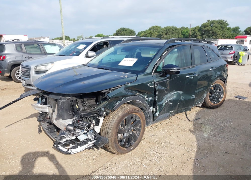 2022 KIA SORENTO X-LINE S VIN: 5XYRLDLC8NG078894