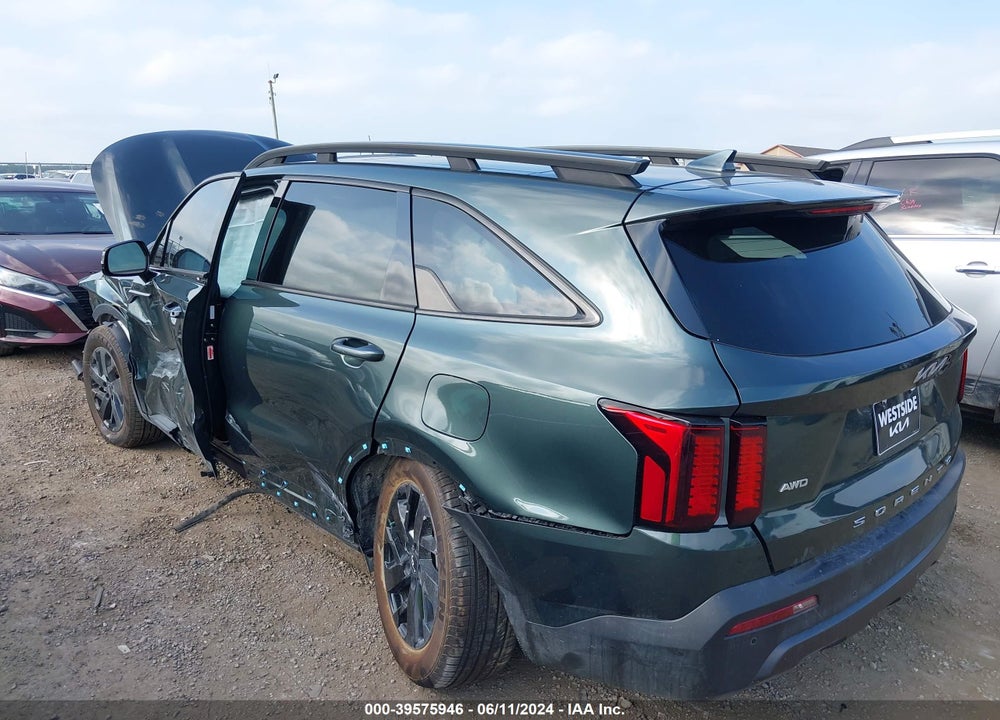 2022 KIA SORENTO X-LINE S VIN: 5XYRLDLC8NG078894