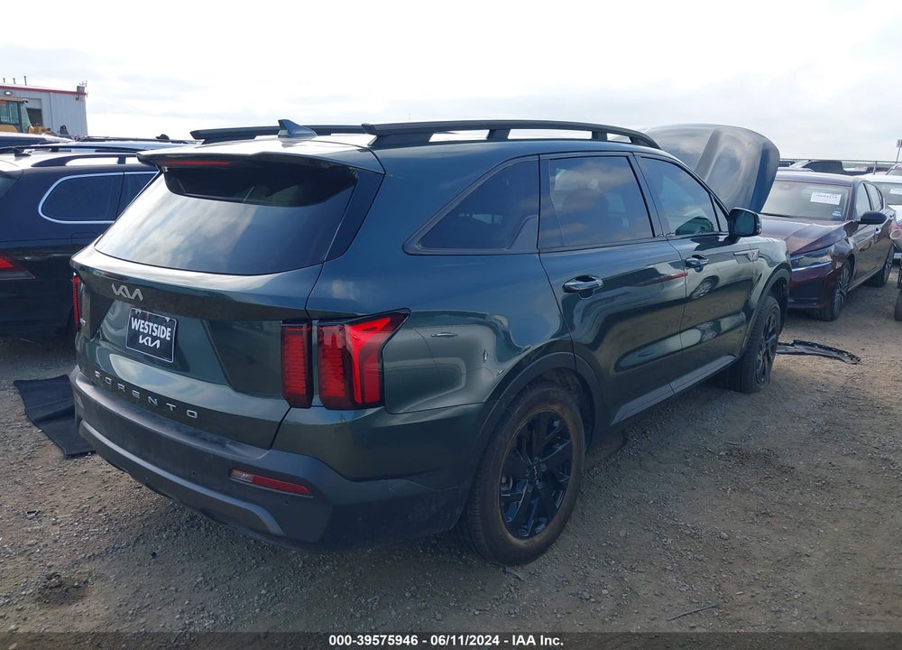 2022 KIA SORENTO X-LINE S VIN: 5XYRLDLC8NG078894