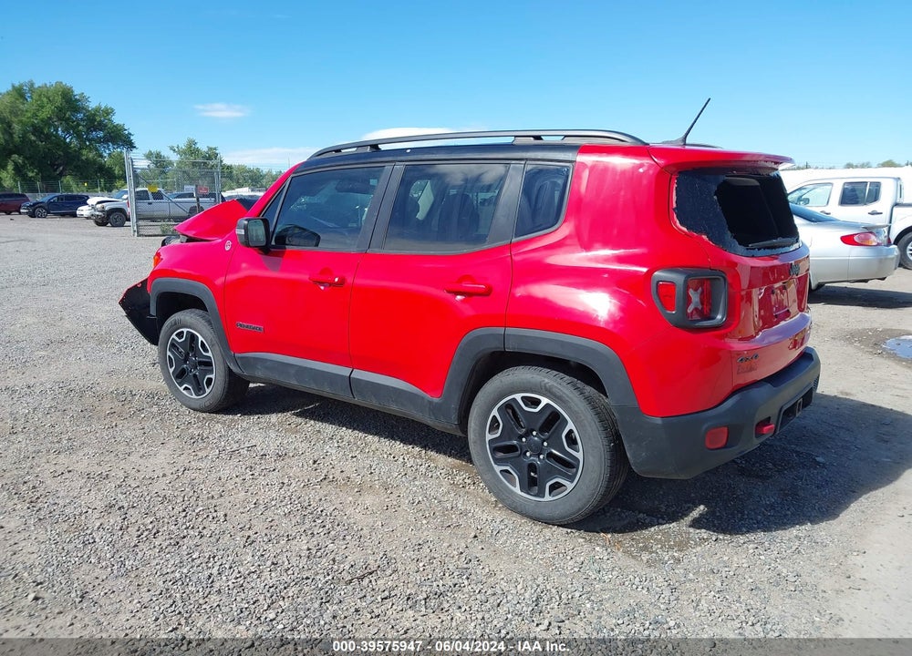 2016 JEEP RENEGADE TRAILHAWK VIN: ZACCJBCT2GPE07852
