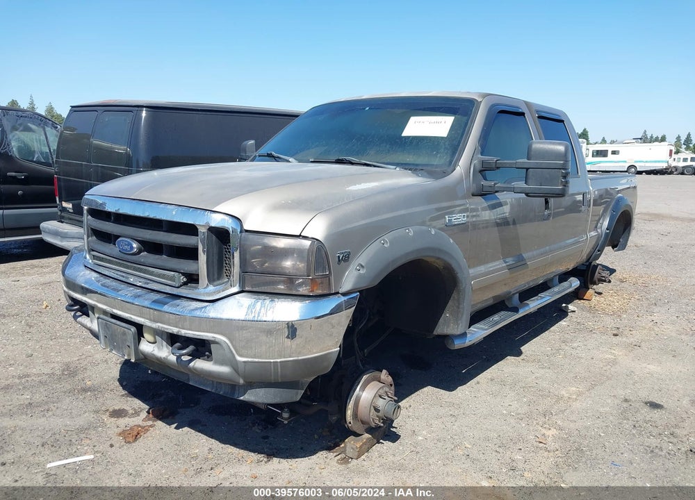 2002 FORD F-250 LARIAT/XL/XLT VIN: 1FTNW21L92EB33855