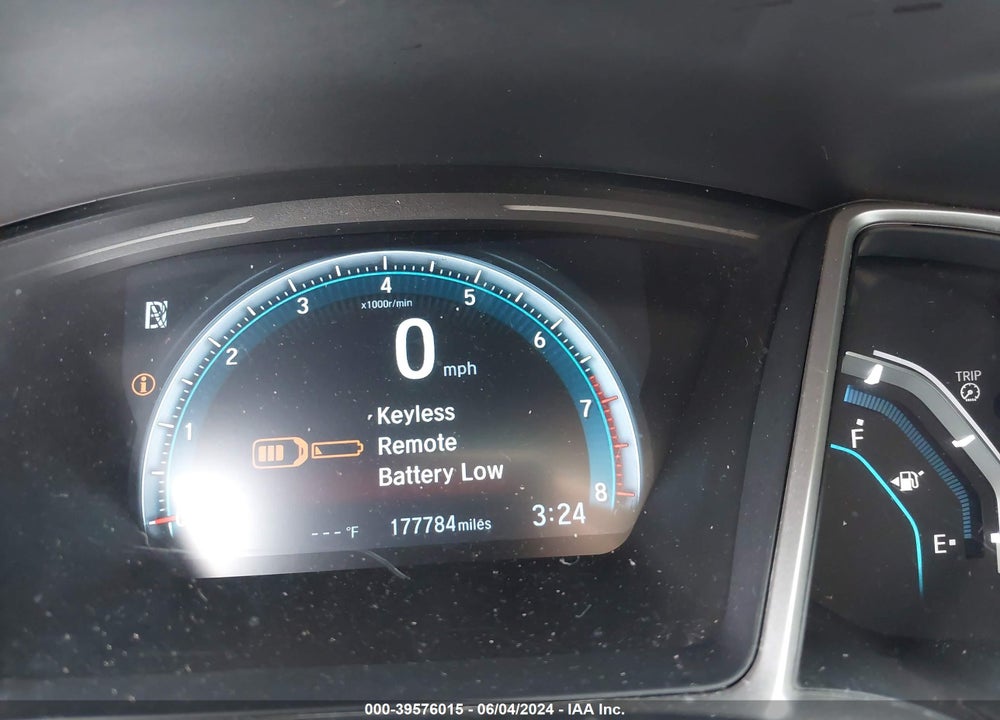 2017 HONDA CIVIC EX VIN: 19XFC2F78HE020128