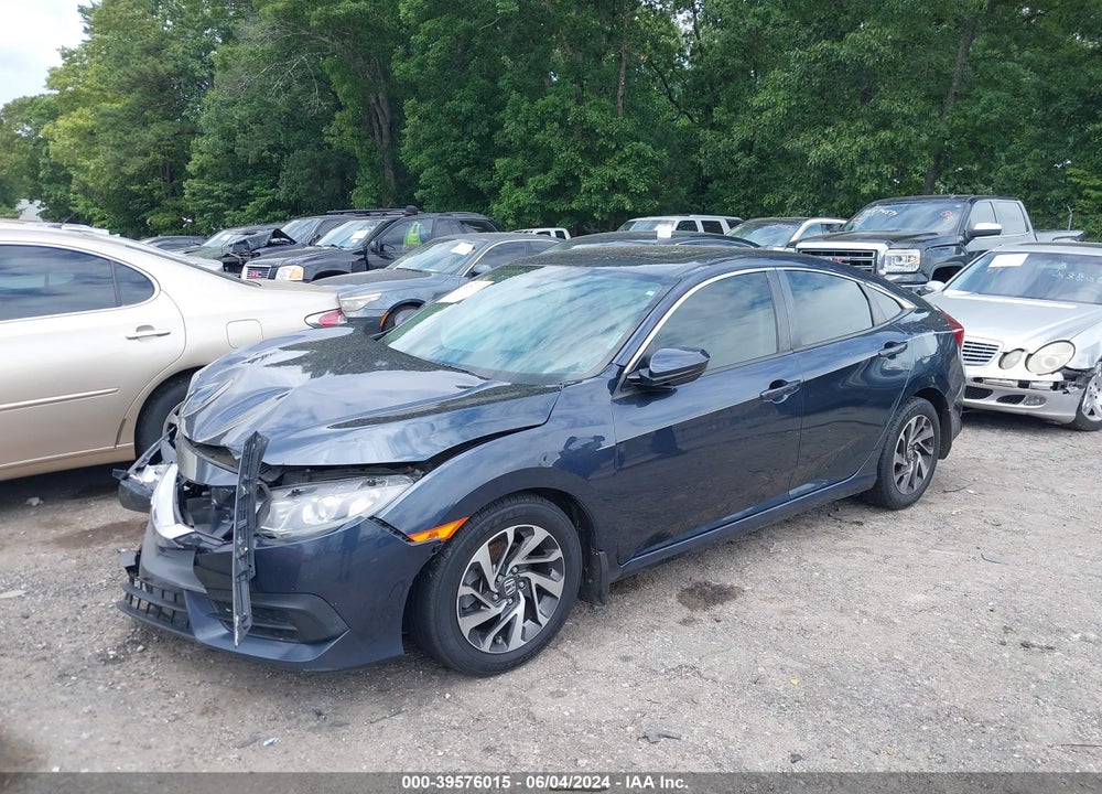 2017 HONDA CIVIC EX VIN: 19XFC2F78HE020128