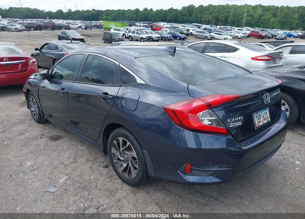 2017 HONDA CIVIC EX VIN: 19XFC2F78HE020128