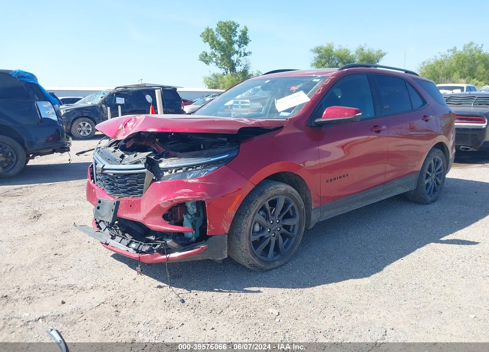 2022 CHEVROLET EQUINOX FWD RS VIN: 2GNAXMEV1N6141676