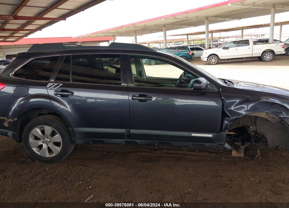 2011 SUBARU OUTBACK 2.5I PREMIUM VIN: 4S4BRBCC0B1337227