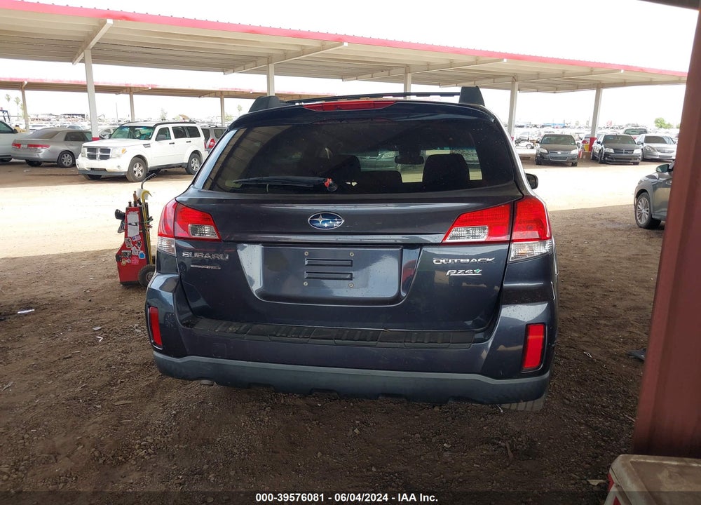 2011 SUBARU OUTBACK 2.5I PREMIUM VIN: 4S4BRBCC0B1337227