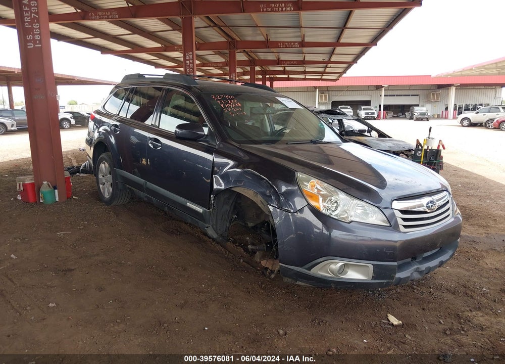 2011 SUBARU OUTBACK 2.5I PREMIUM VIN: 4S4BRBCC0B1337227