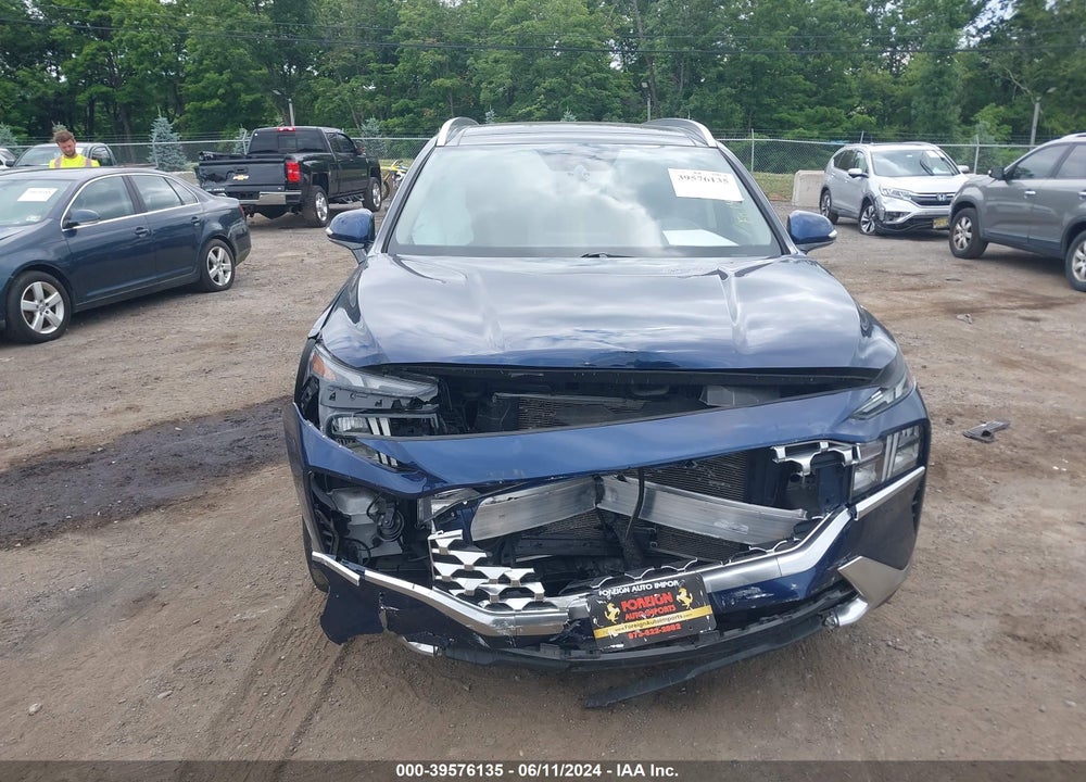 2022 HYUNDAI SANTA FE SEL VIN: 5NMS3DAJ1NH428021