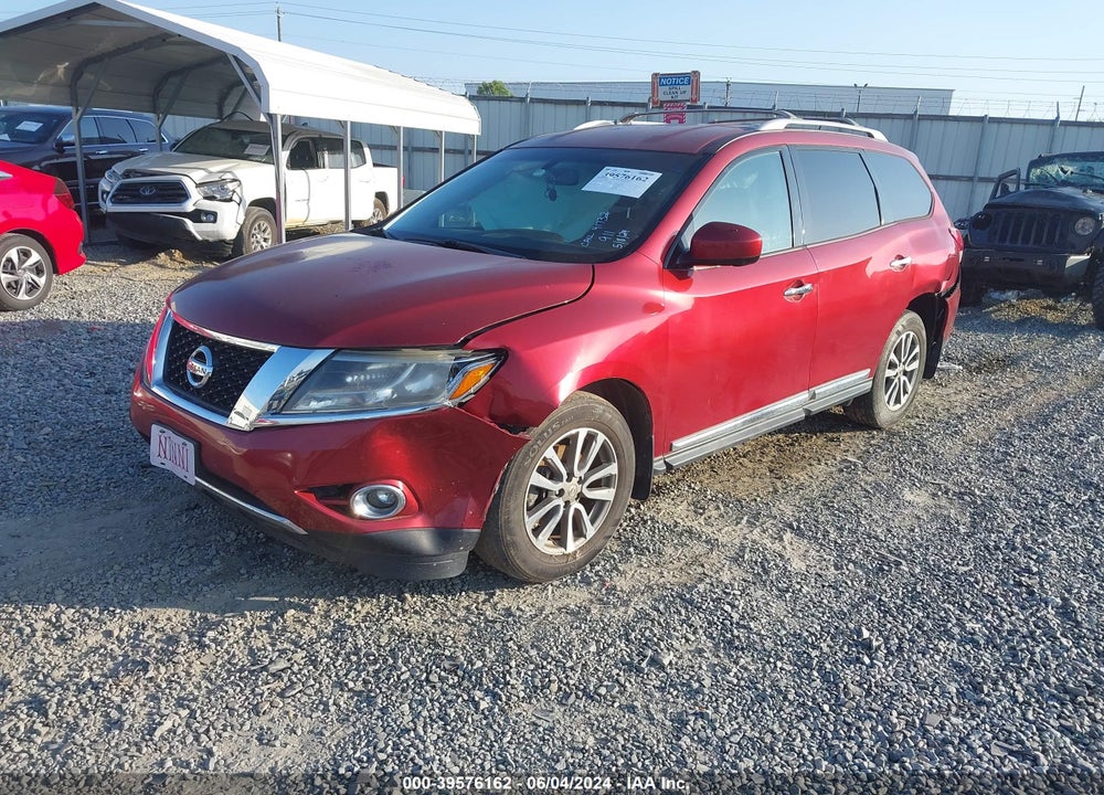 2016 NISSAN PATHFINDER SL VIN: 5N1AR2MN6GC619606