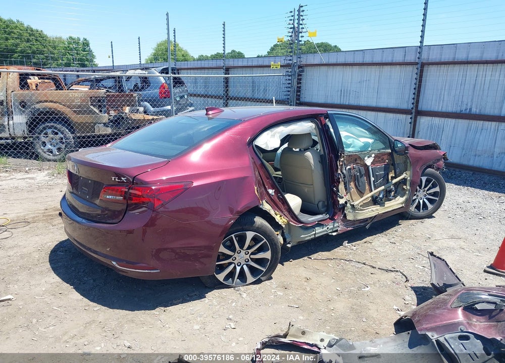 2015 ACURA TLX TECH VIN: 19UUB1F54FA008756