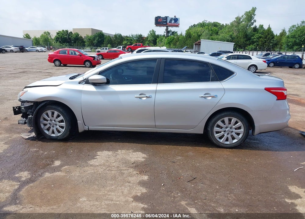 2017 NISSAN SENTRA SV VIN: 3N1AB7AP0HY212548