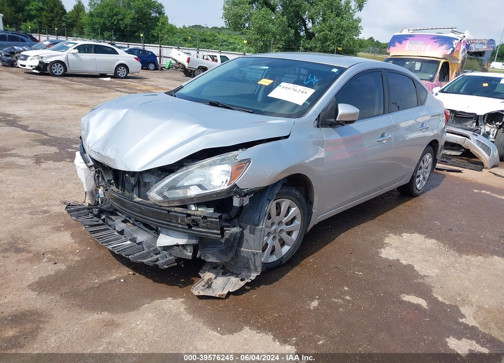 2017 NISSAN SENTRA SV VIN: 3N1AB7AP0HY212548