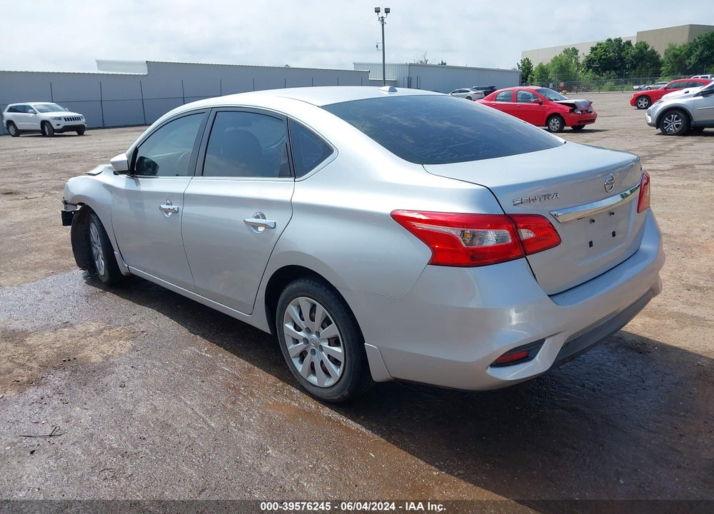 2017 NISSAN SENTRA SV VIN: 3N1AB7AP0HY212548