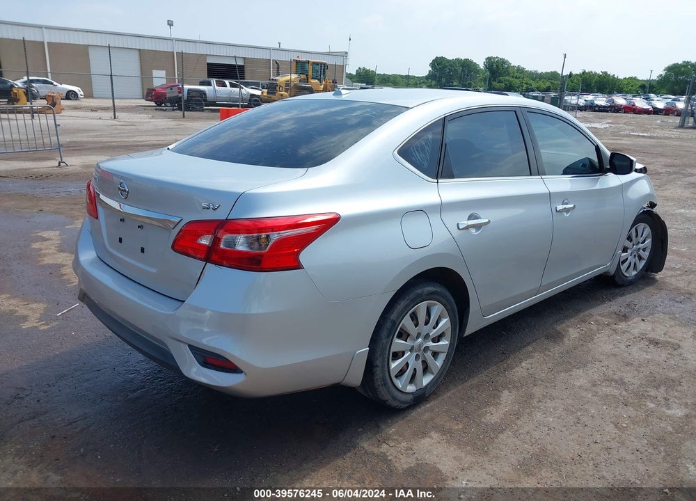 2017 NISSAN SENTRA SV VIN: 3N1AB7AP0HY212548