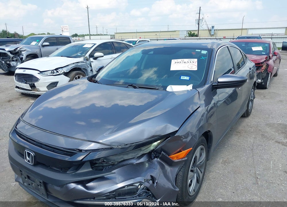 2019 HONDA CIVIC LX VIN: 2HGFC2F62KH570025