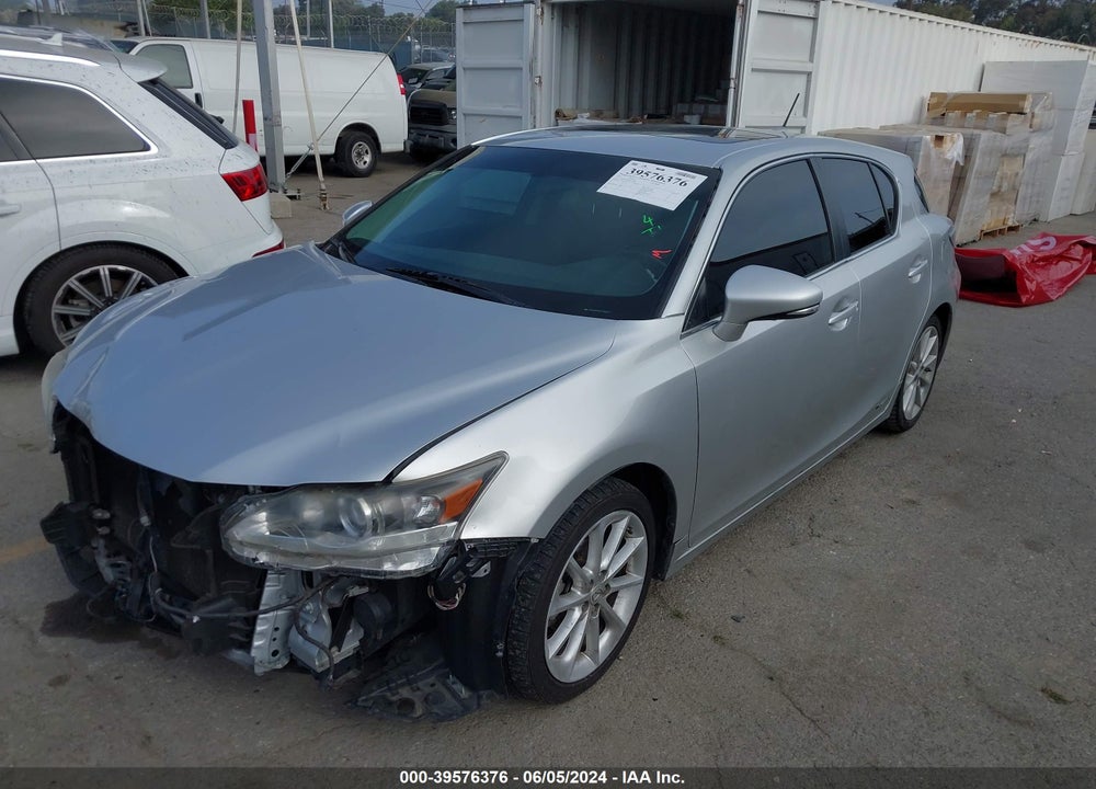 2013 LEXUS CT 200H VIN: JTHKD5BH9D2158682