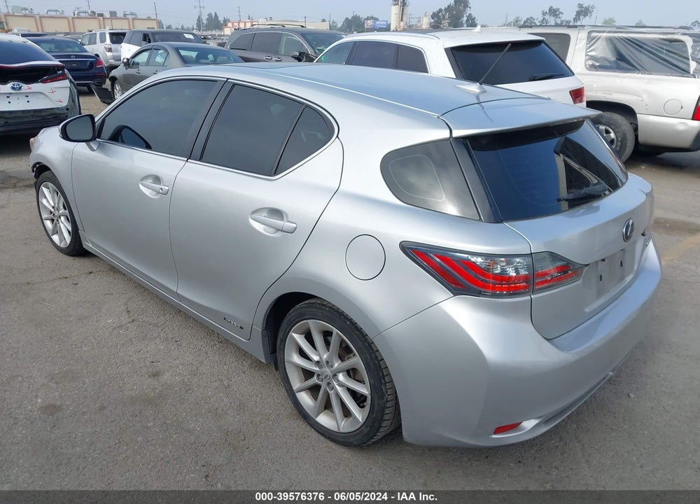 2013 LEXUS CT 200H VIN: JTHKD5BH9D2158682