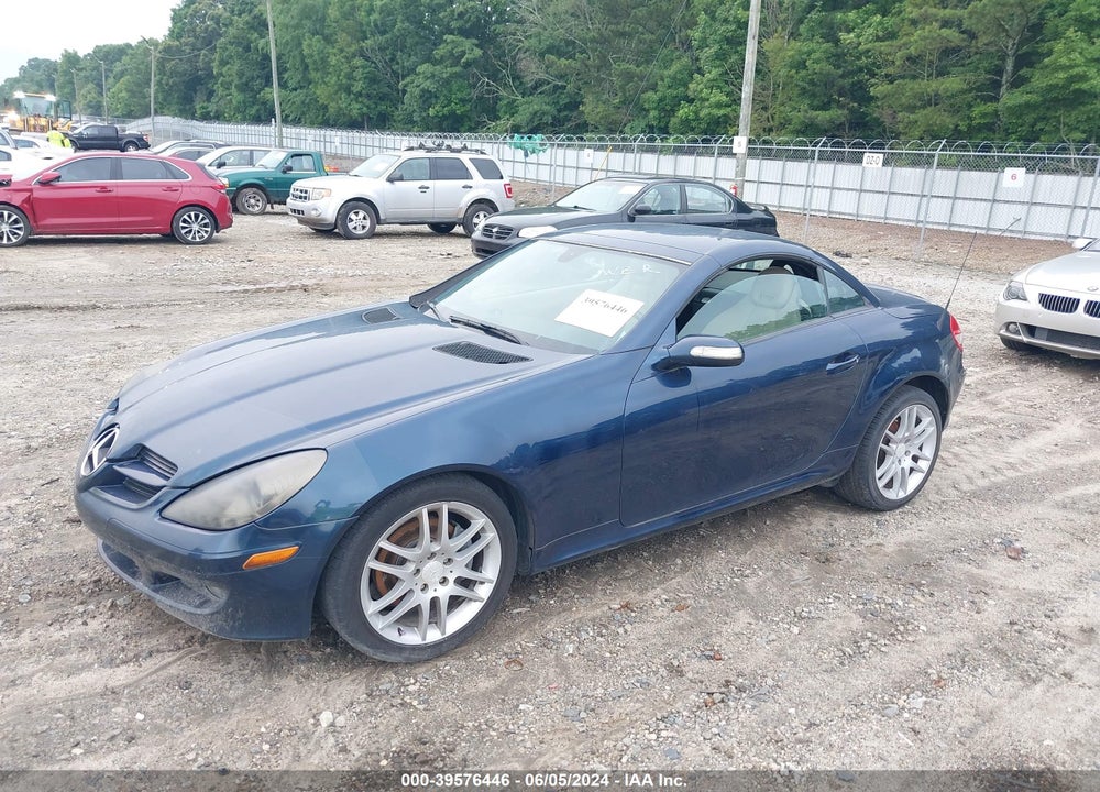 2007 MERCEDES-BENZ SLK 280 VIN: WDBWK54F97F159895