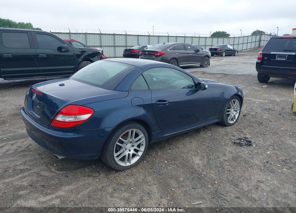 2007 MERCEDES-BENZ SLK 280 VIN: WDBWK54F97F159895