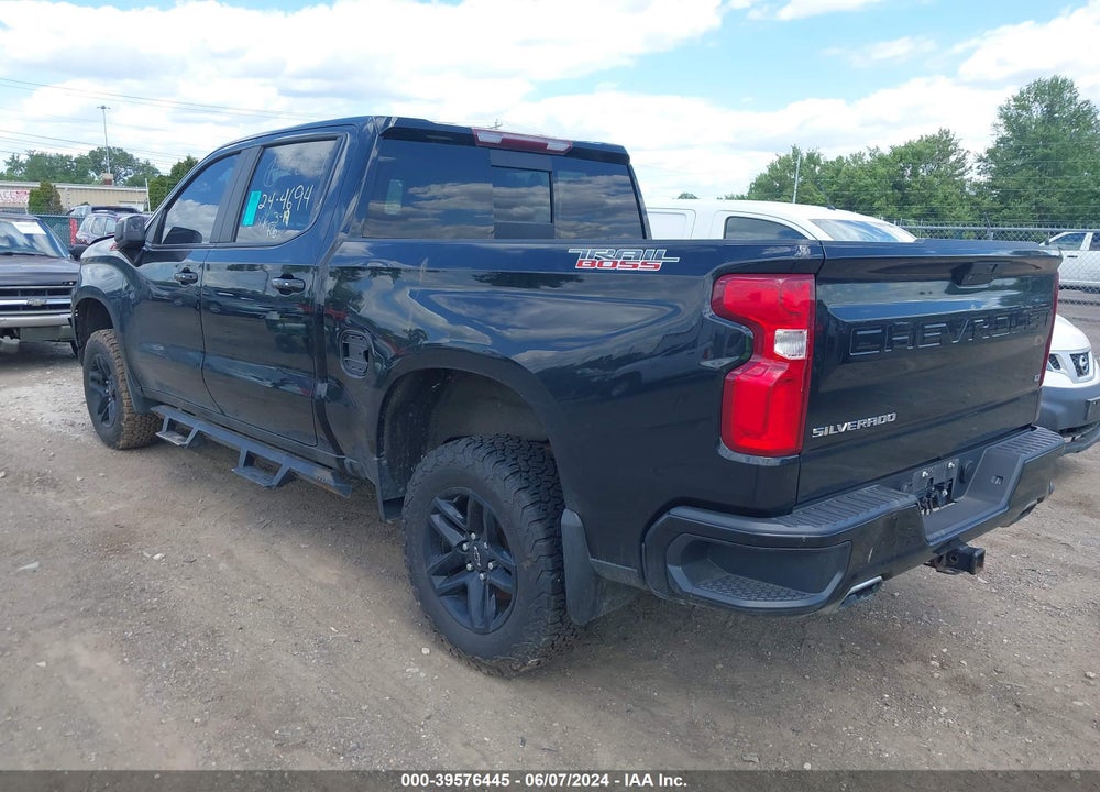 2019 CHEVROLET SILVERADO 1500 LT TRAIL BOSS VIN: 3GCPYFED2KG126655
