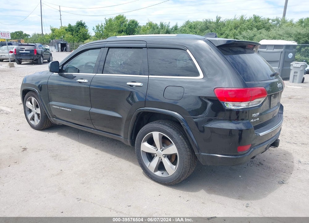 2015 JEEP GRAND CHEROKEE OVERLAND VIN: 1C4RJFCGXFC768396