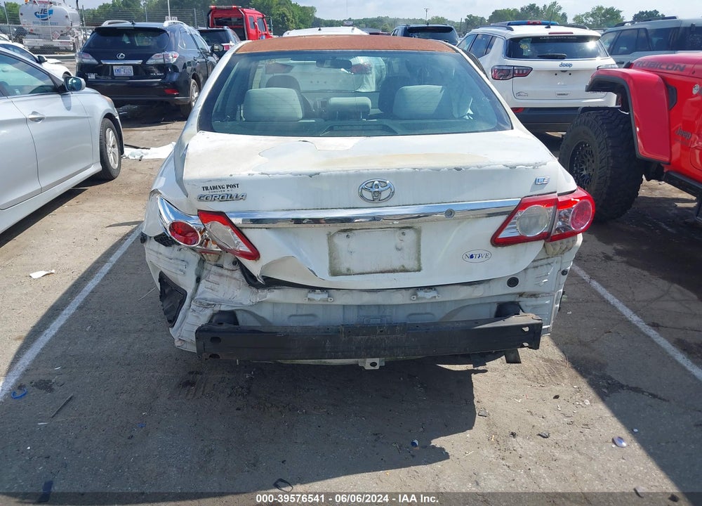 2011 TOYOTA COROLLA LE VIN: JTDBU4EE7BJ099583