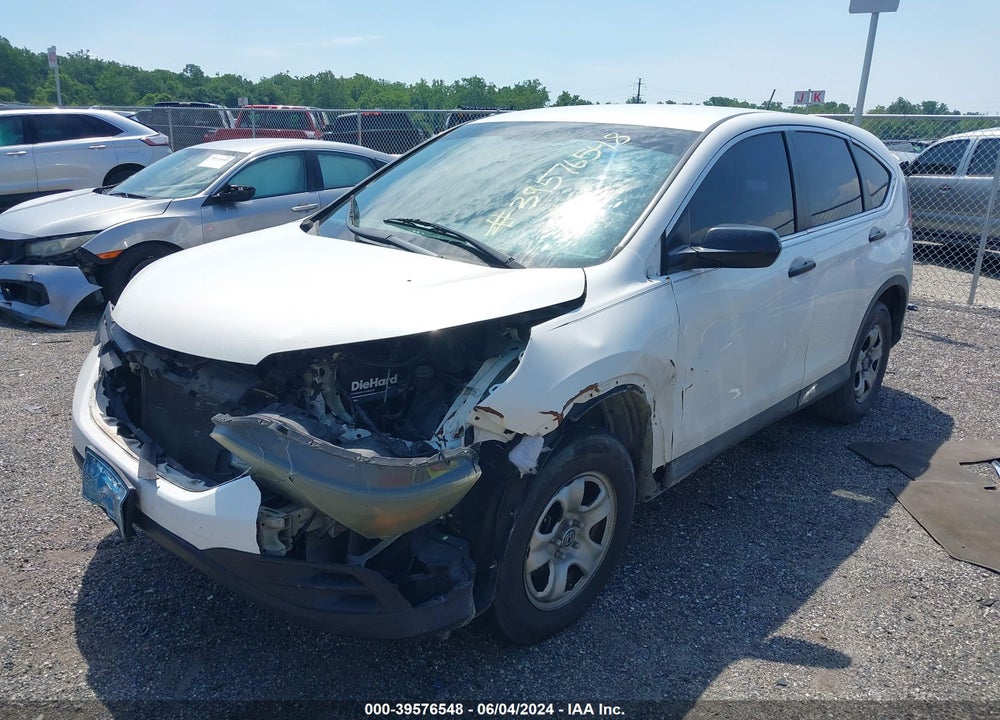 2012 HONDA CR-V LX VIN: 5J6RM4H31CL047732