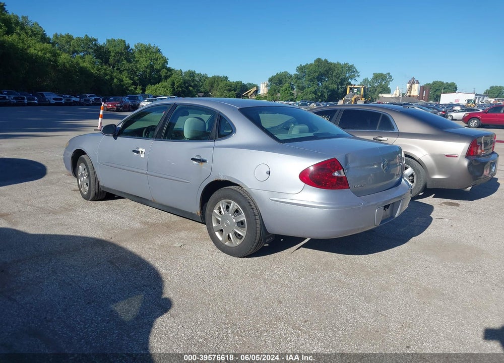 2005 BUICK LACROSSE CX VIN: 2G4WC532X51327492