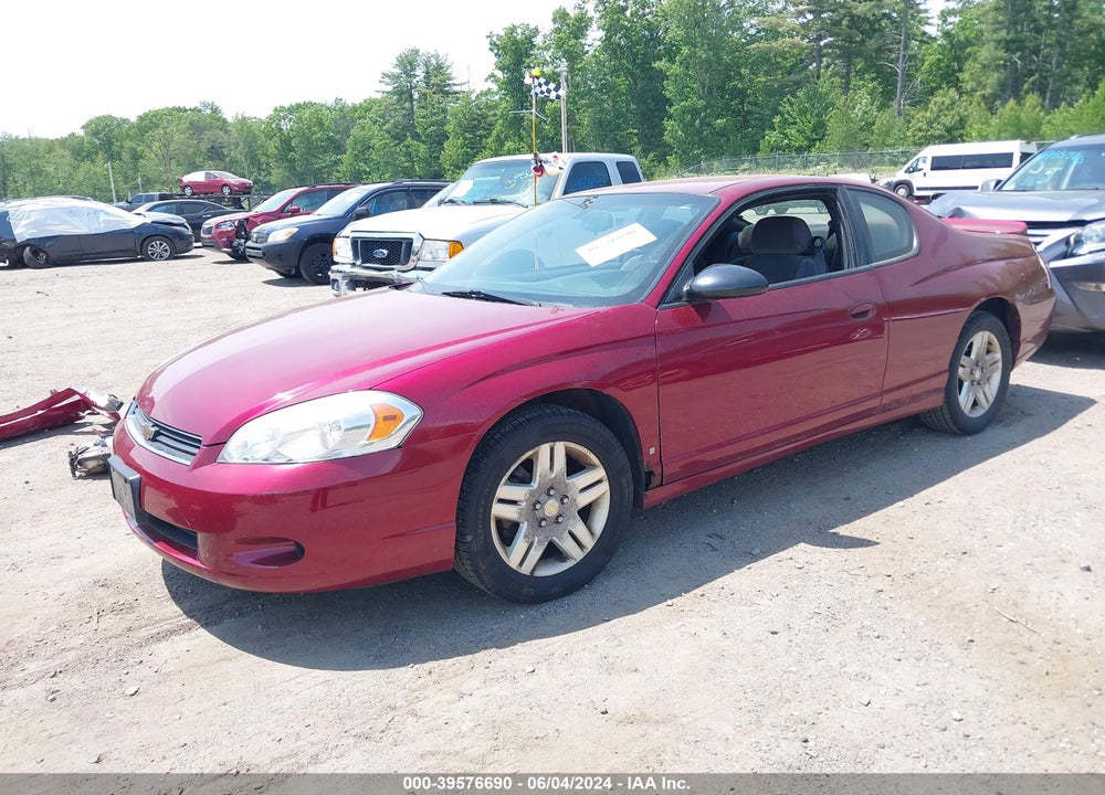 2007 CHEVROLET MONTE CARLO LT VIN: 2G1WK15N879327897