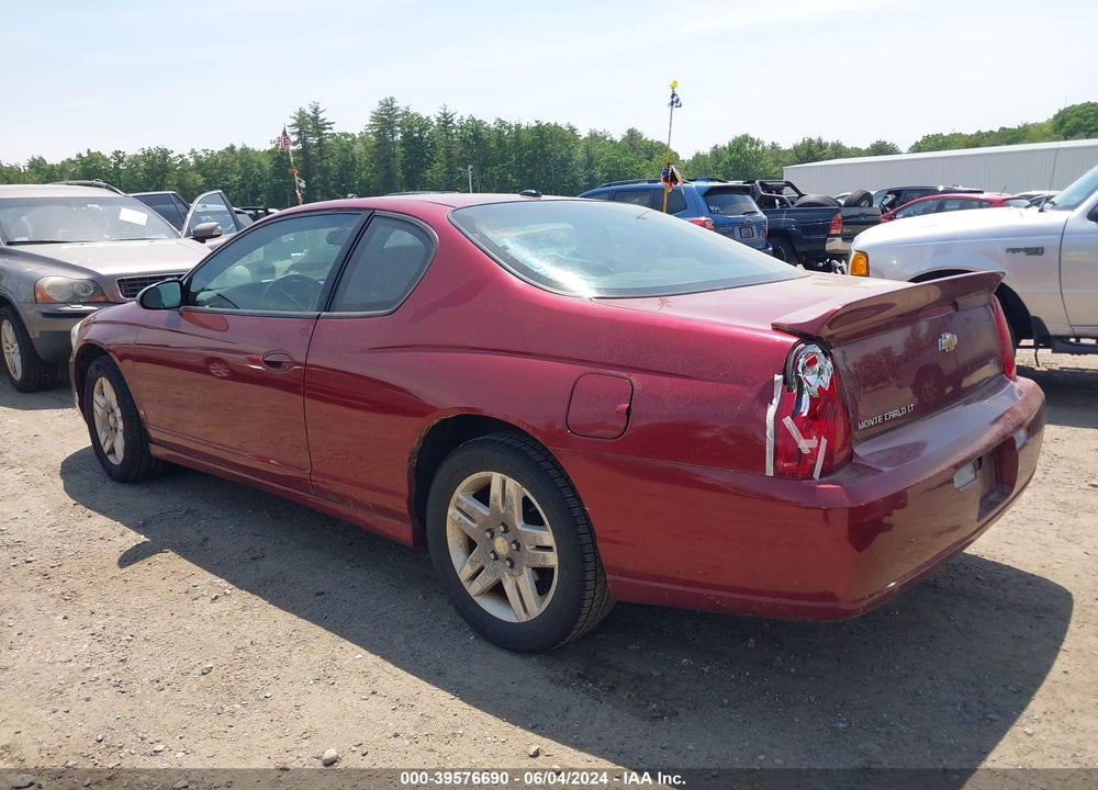 2007 CHEVROLET MONTE CARLO LT VIN: 2G1WK15N879327897
