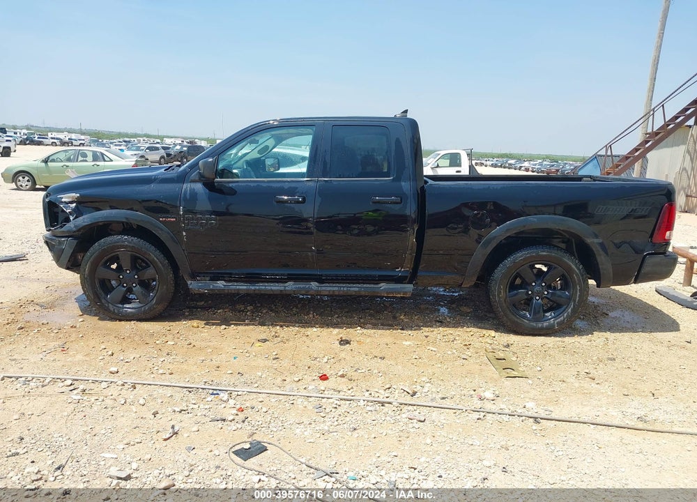 2019 RAM 1500 CLASSIC WARLOCK QUAD CAB 4X2 6'4 BOX VIN: 1C6RR6GT1KS697483