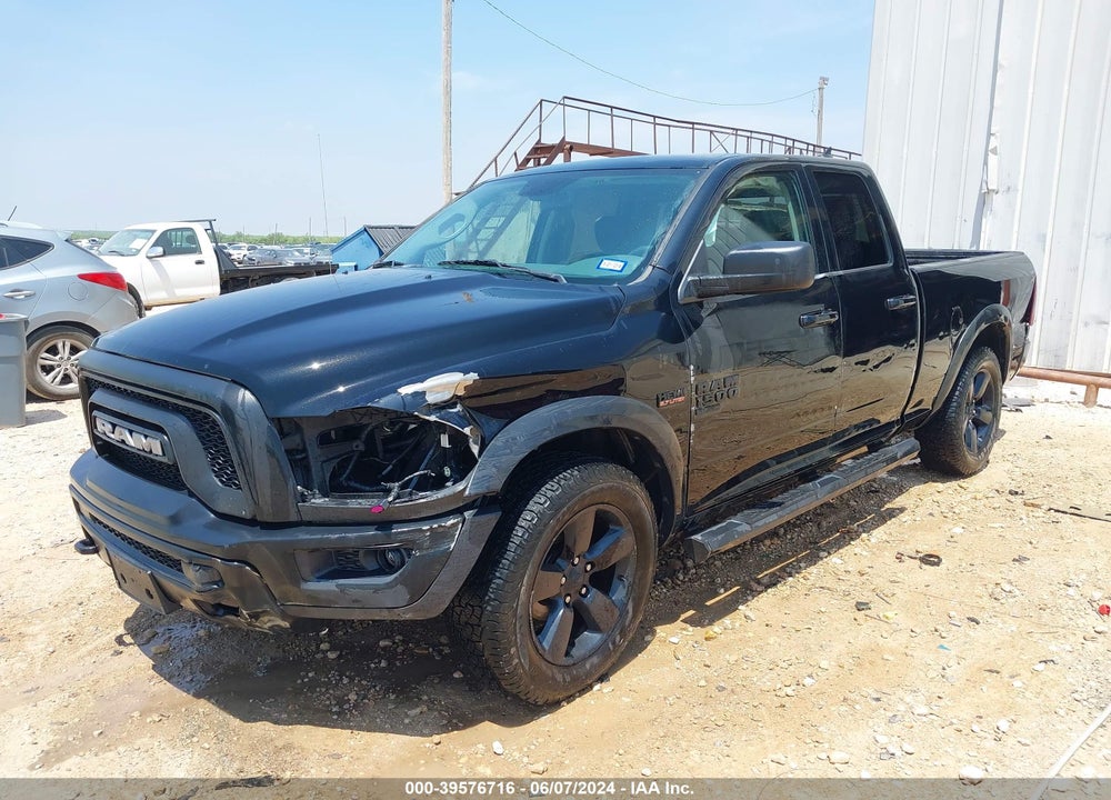 2019 RAM 1500 CLASSIC WARLOCK QUAD CAB 4X2 6'4 BOX VIN: 1C6RR6GT1KS697483