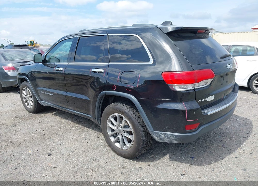 2015 JEEP GRAND CHEROKEE LIMITED VIN: 1C4RJFBG2FC804325