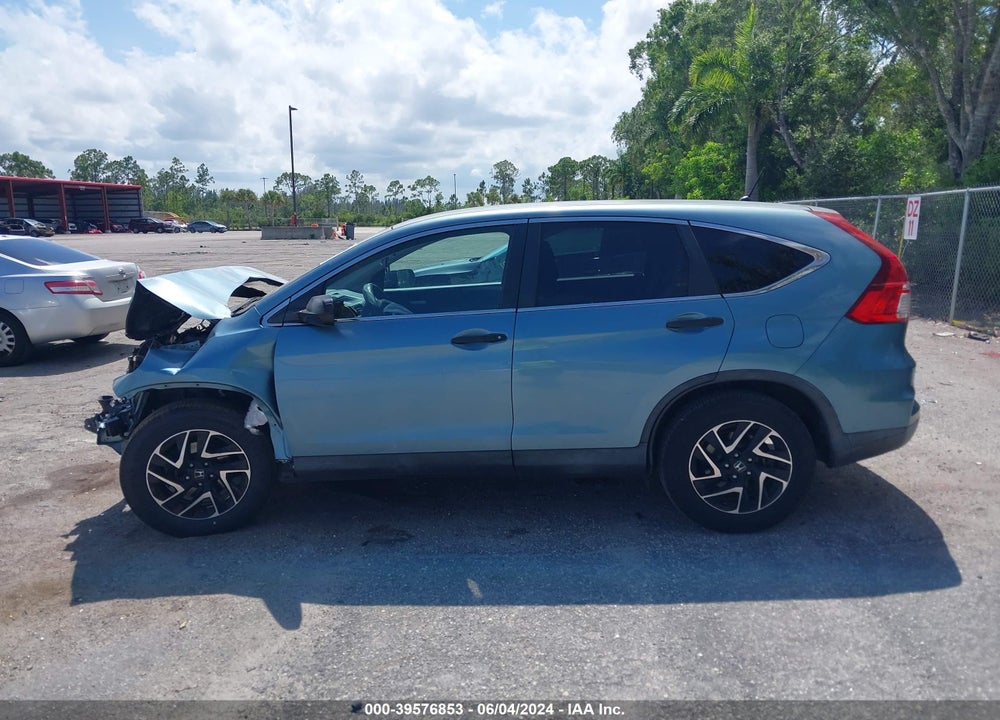 2016 HONDA CR-V SE VIN: 2HKRM3H43GH512935