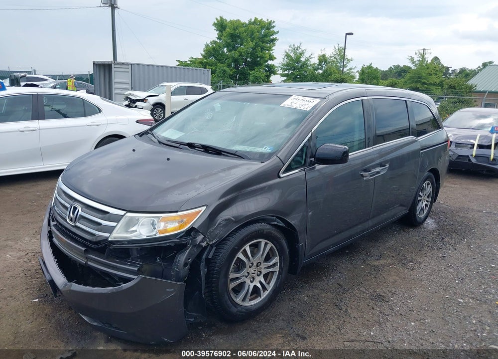 2013 HONDA ODYSSEY EX-L VIN: 5FNRL5H6XDB014225
