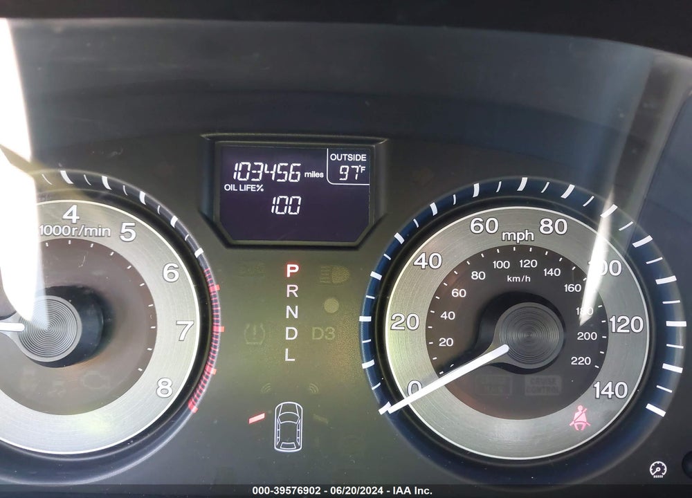 2013 HONDA ODYSSEY EX-L VIN: 5FNRL5H6XDB014225